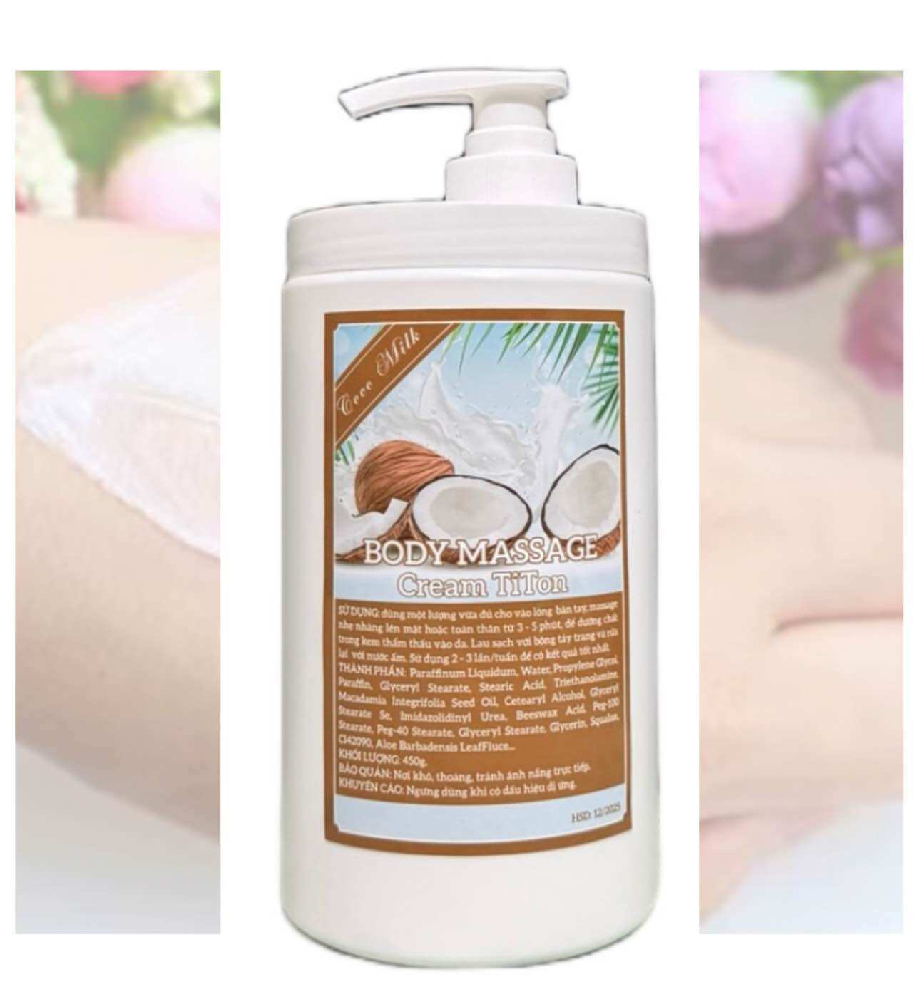 Kem massage sữa dừa 1000ml