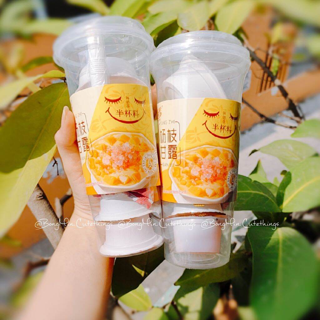 [HCM]Trà Sữa Nướng Vị Xoài Nhiều Topping Cực Ngon