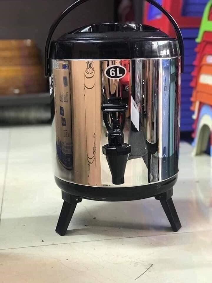 Bình ủ trà sữa giữ nhiệt inox 6 lít