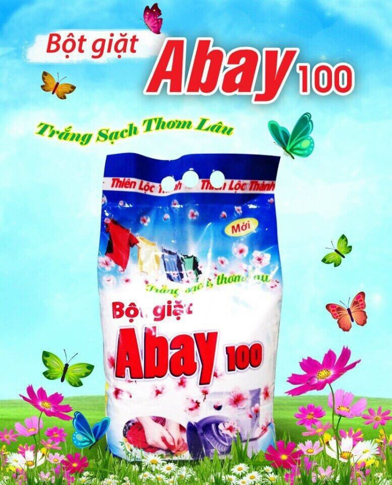 bột giặt Abay 100 bịch 3 kg .