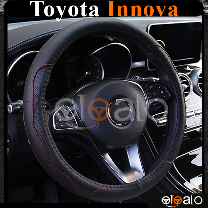 Bọc vô lăng xe ô tô Toyota Innova Da PU CAO CẤP - OTOALO