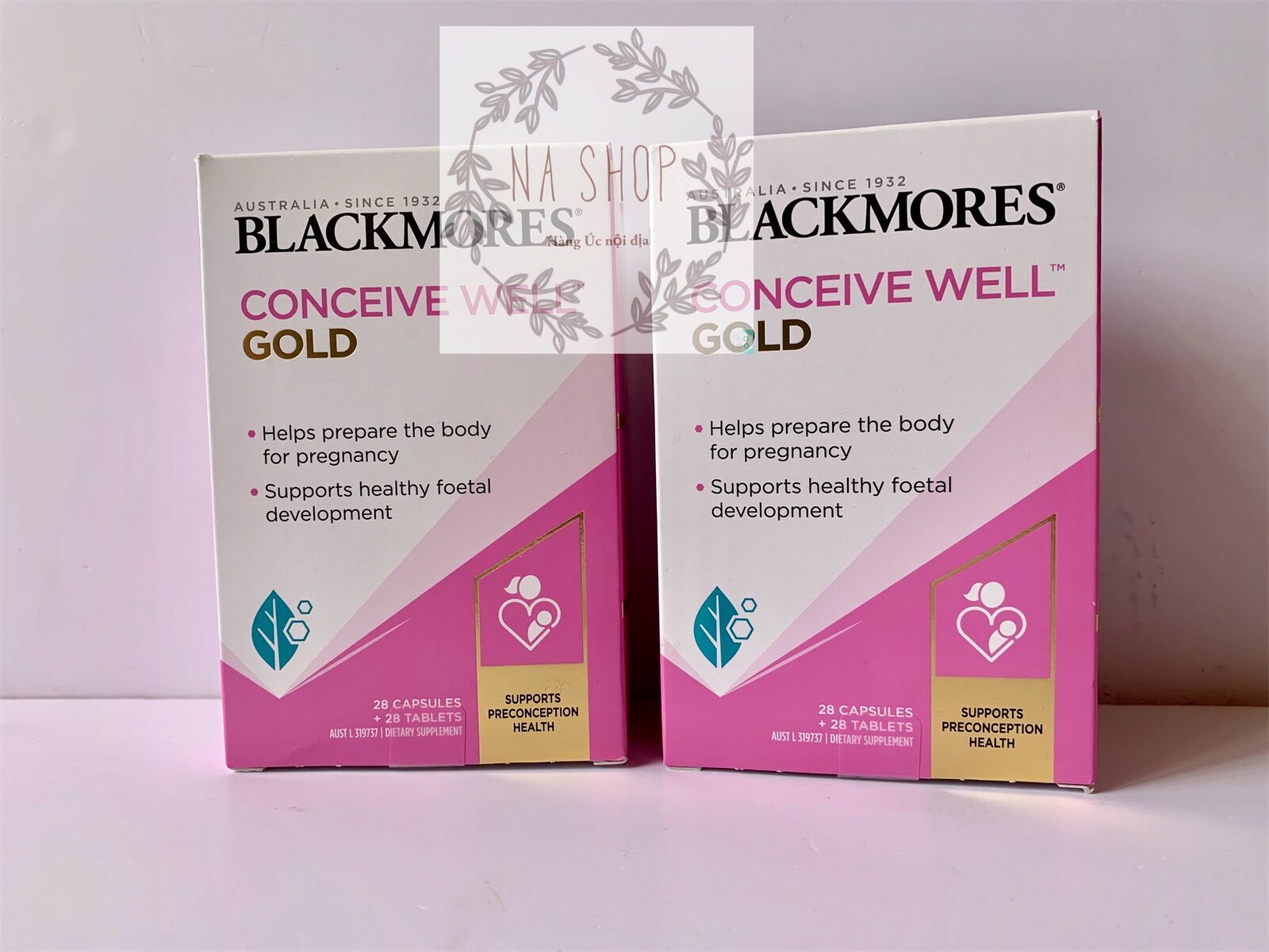 BIG SALE HỘP MÓP DO VẬN CHUYỂN mẫu mới thụ thai Blackmores Conceive Well Gold Cho Nữ Của Úc