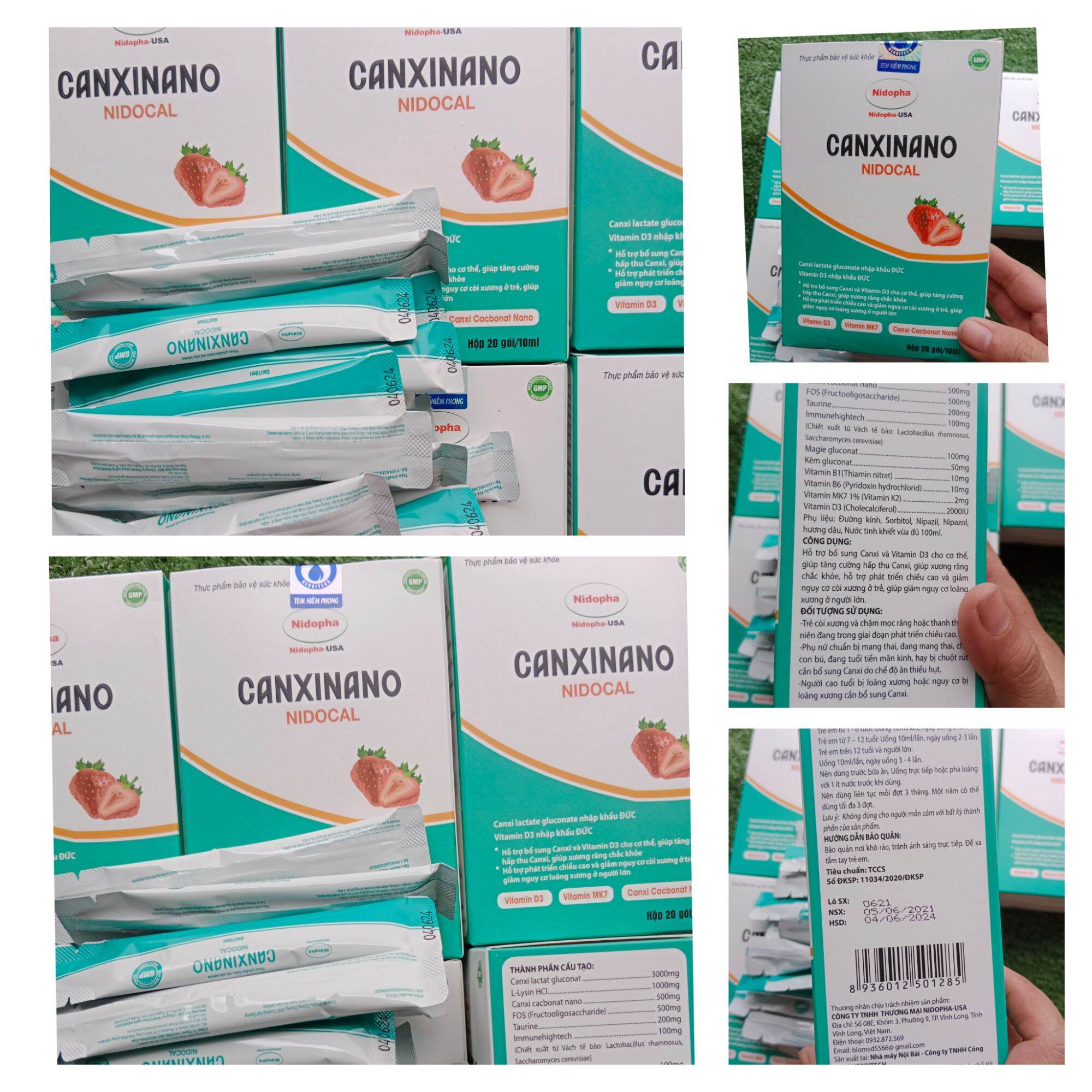 Siro Canxi Nano Nidocal Hỗ trợ bổ sung Canxi và Vitamin D3 cho cơ thể người lớn và trẻ em