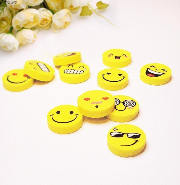 Gôm tẩy chì họa tiết emoji (túi 4 viên)