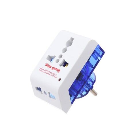 Phích cắm điện đa chiều Điện Quang, 1 ra 3 ổ cắm.