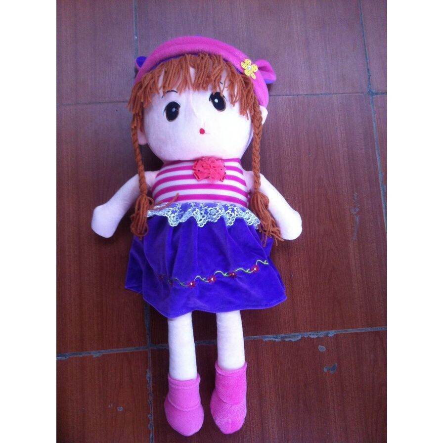 Gấu bông búp bê tóc sam loại 40cm