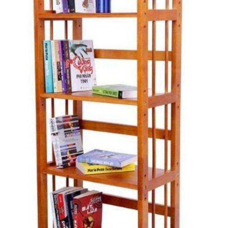 Kệ sách gỗ 40cm 5 tầng - Kệ gỗ đa năng 5 tầng 40cm