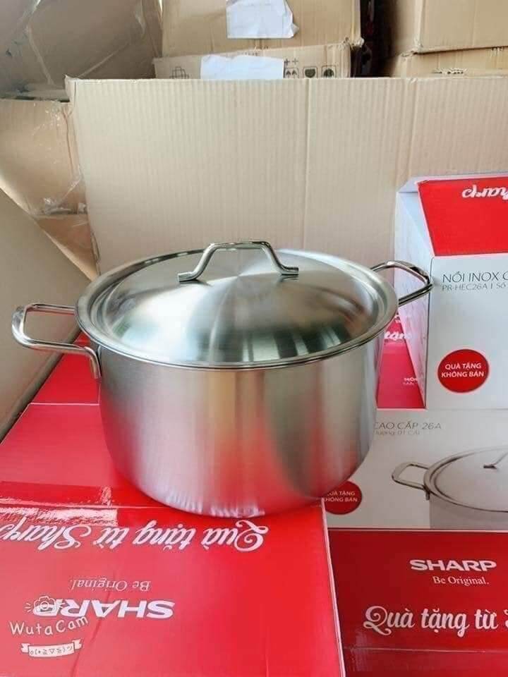 NỒI LUỘC SHAPR INOX 26CM LUỘC GÀ
