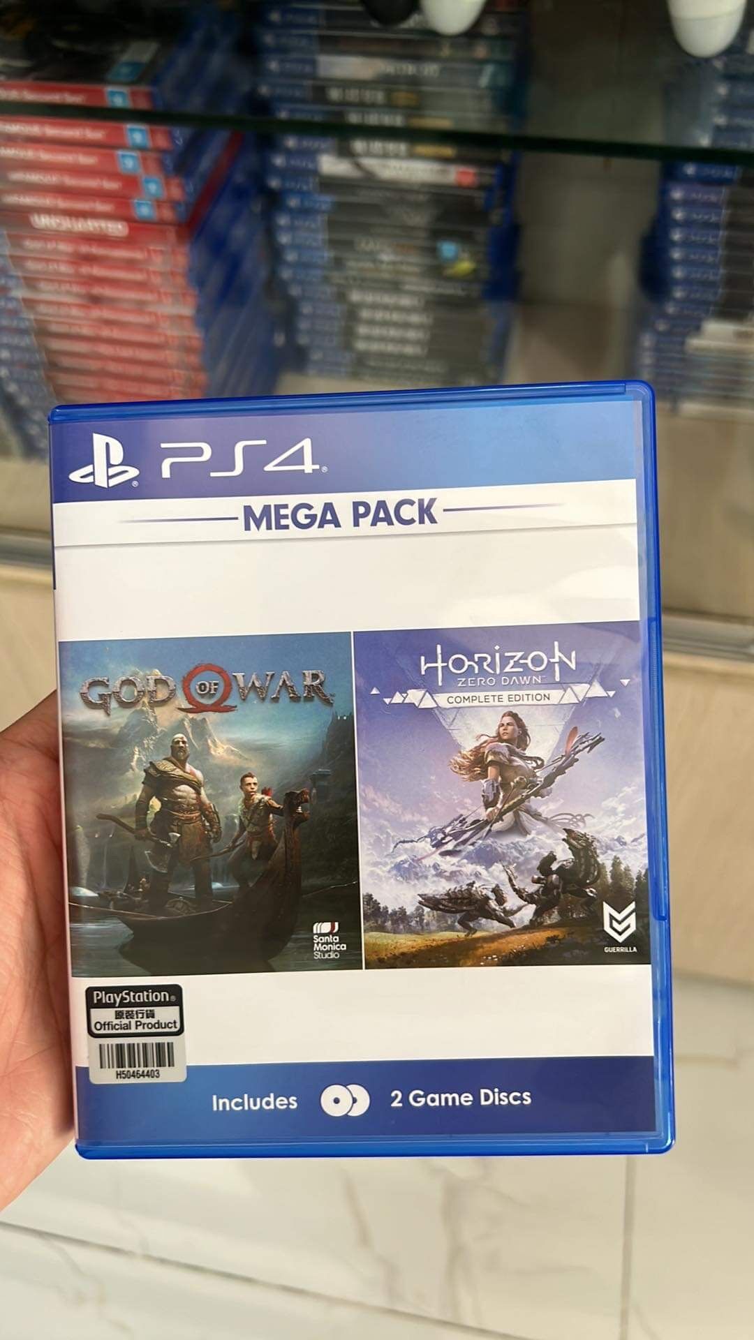 Đĩa chơi game PS4: Mega pack GOD OF WAR + HORIZON ZERO DAWN