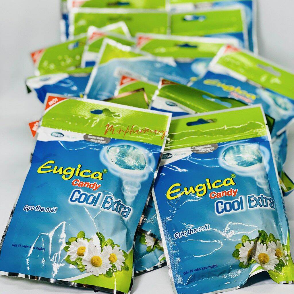 [HCM]Kẹo Eugica candy cool extra cực mát túi 15 viên