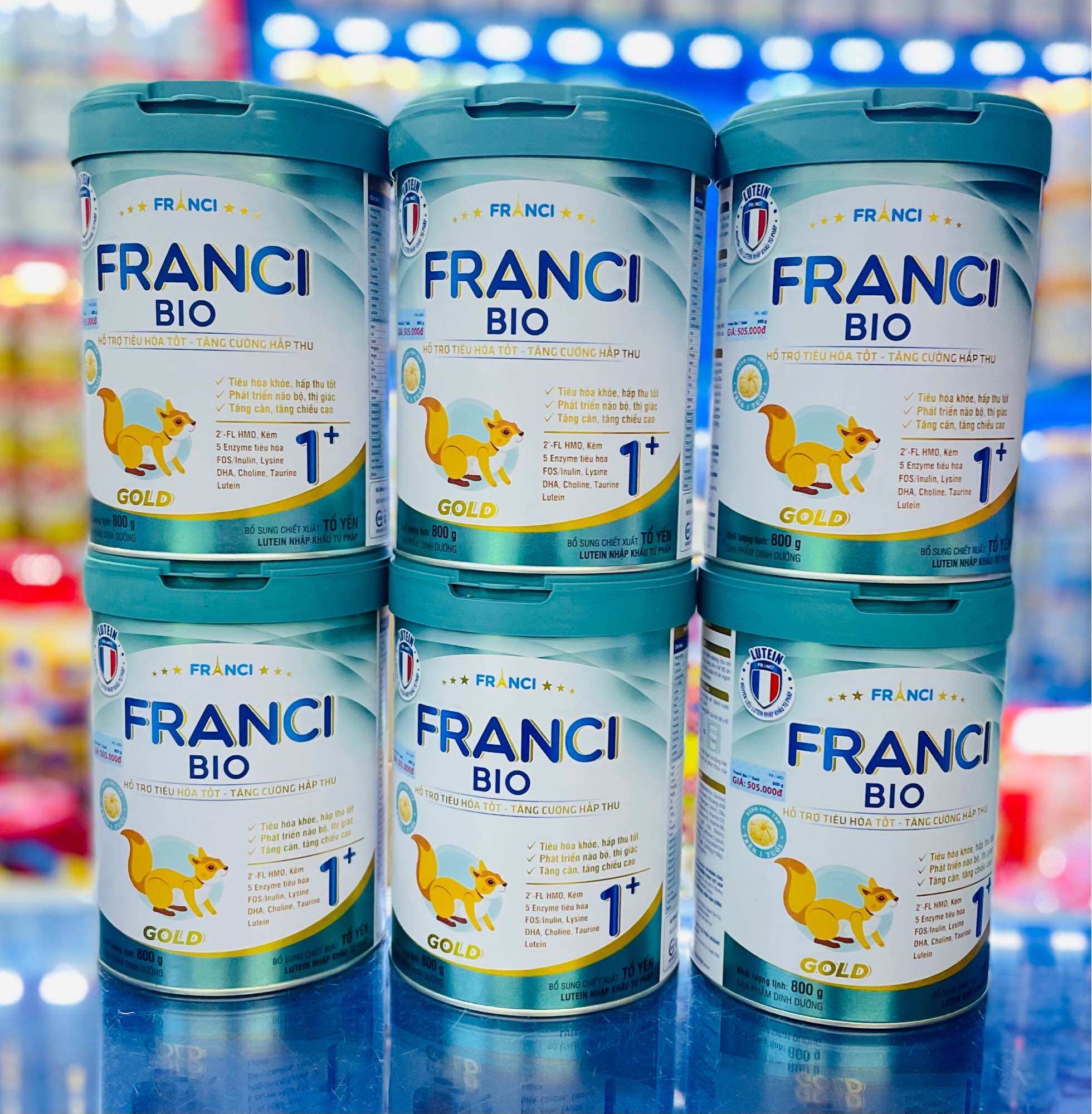 Sữa Bột Franci Bio Gold 1+ (800g)