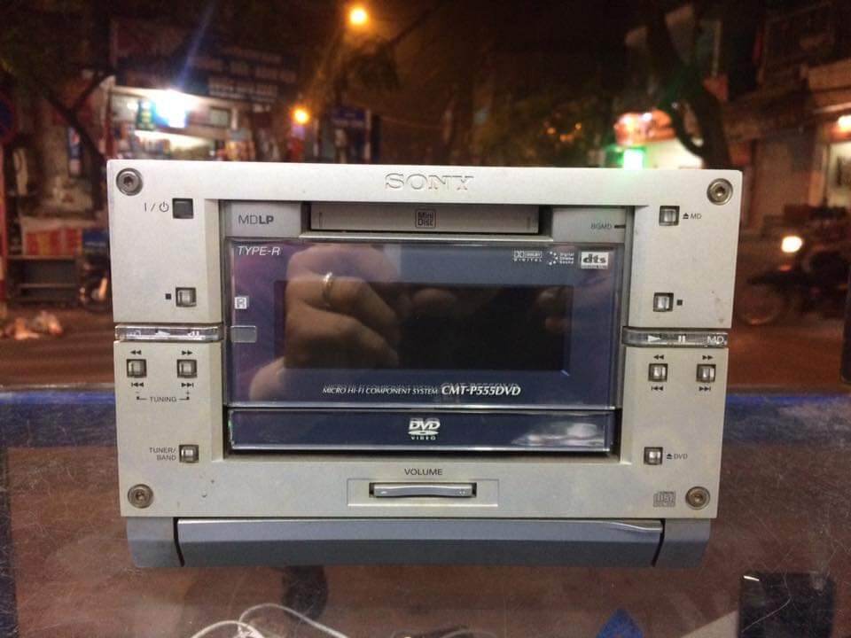 Cục dàn mini đại không loa sony hcd-p555dvd