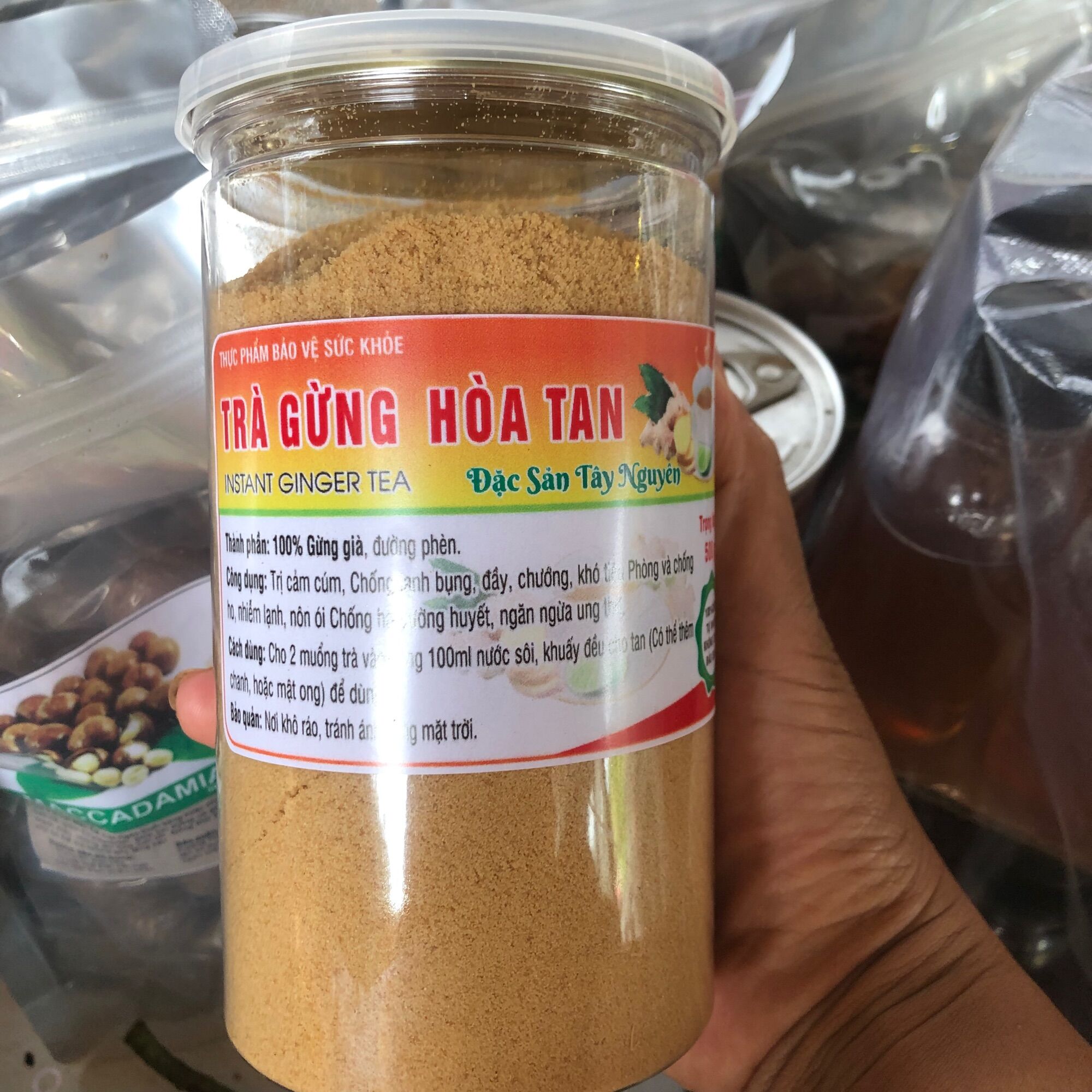 2kg trà gừng hoà tan đăklak 4hộp