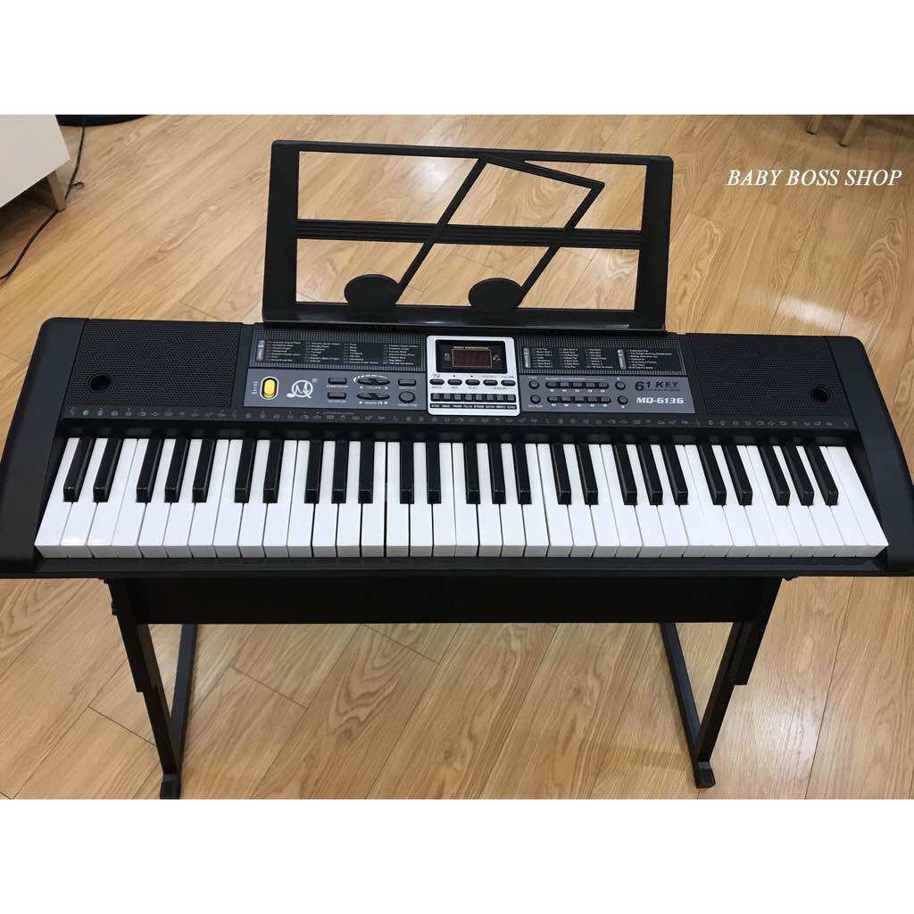 ĐÀN PIANO ĐIỆN ĐÀN PIANO 61 PHÍM ĐÀN ORGAN ELECTRONIC KEYBOARD ÂM THANH TRONG TRẺO, ĐỘ BỀN CAO, DỄ SỬ DỤNG - CÓ ẢNH THẬT, BẢO HÀNH TOÀN QUỐC, MIN_MART - 9