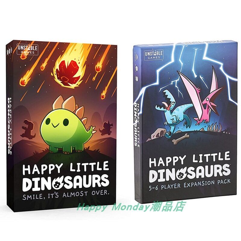 Thẻ Board Game Thường Ngày Chiến Lược Cờ Bài Khủng Long Nhỏ Vui Vẻ Tiếng Anh Happy Little Dinosaurs