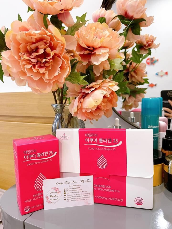 Hộp Dưỡng Dailish Aqua Collagen 25