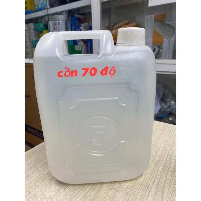 Cồn 70 Độ - Cồn Y Tế Sát Khuẩn Can 5 Lít