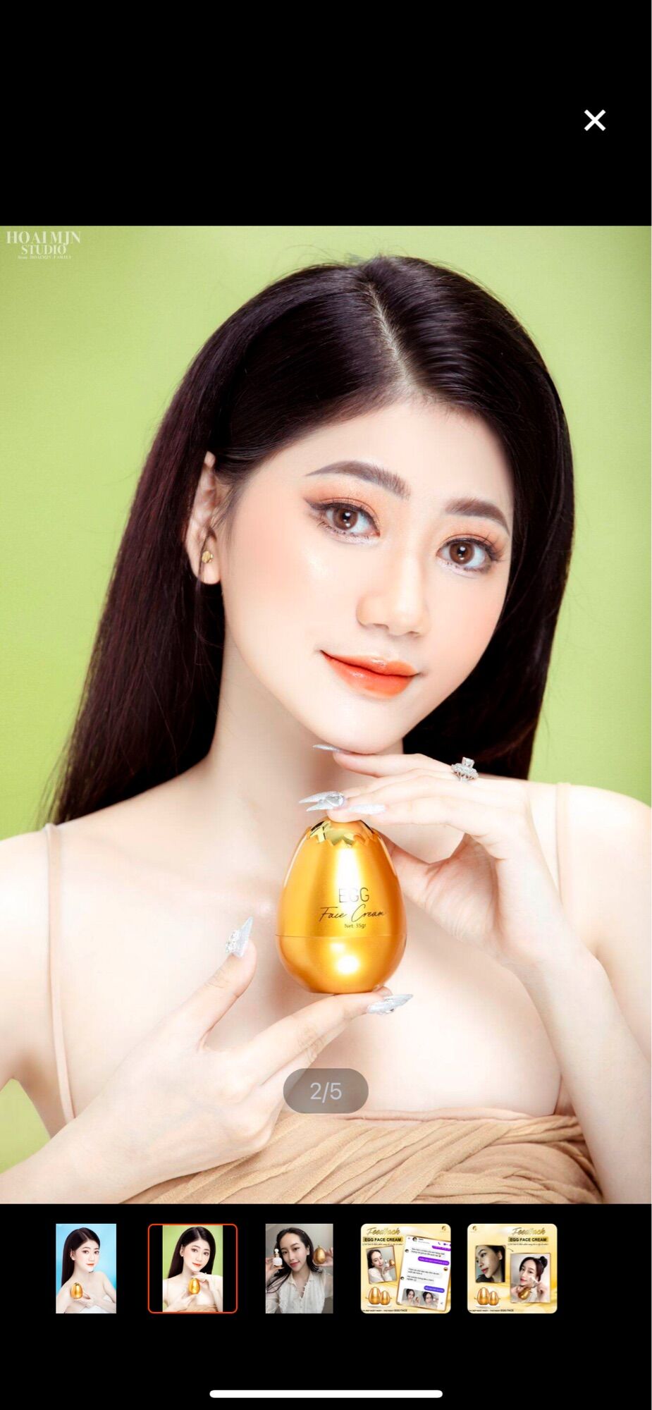 Kem face trứng vàng làm trắng da ngăn ngừa lão hoá tặng 1 mặt nạ nhau thai dưỡng da 10k
