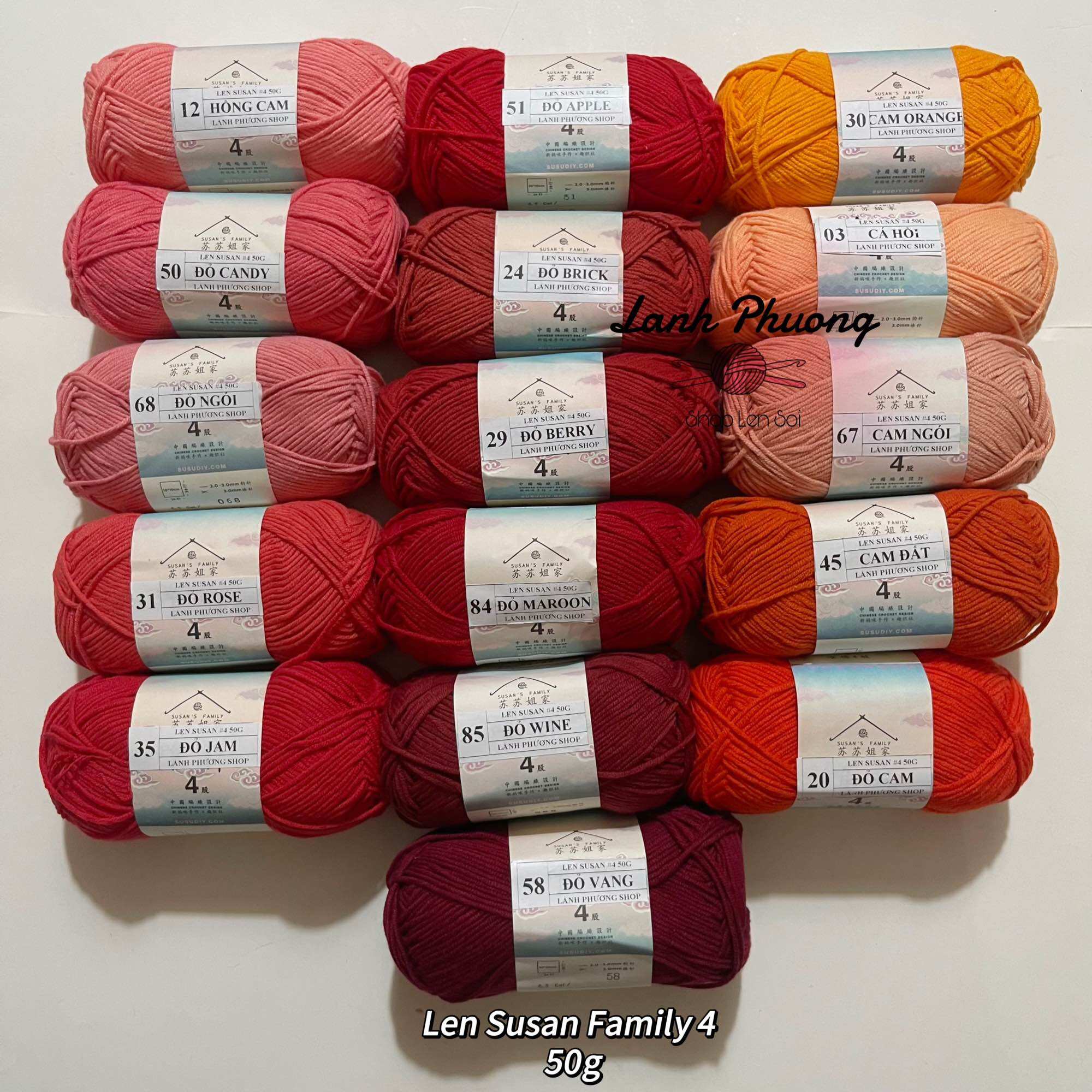 Len Susan Family #4 Cuộn 50gr
