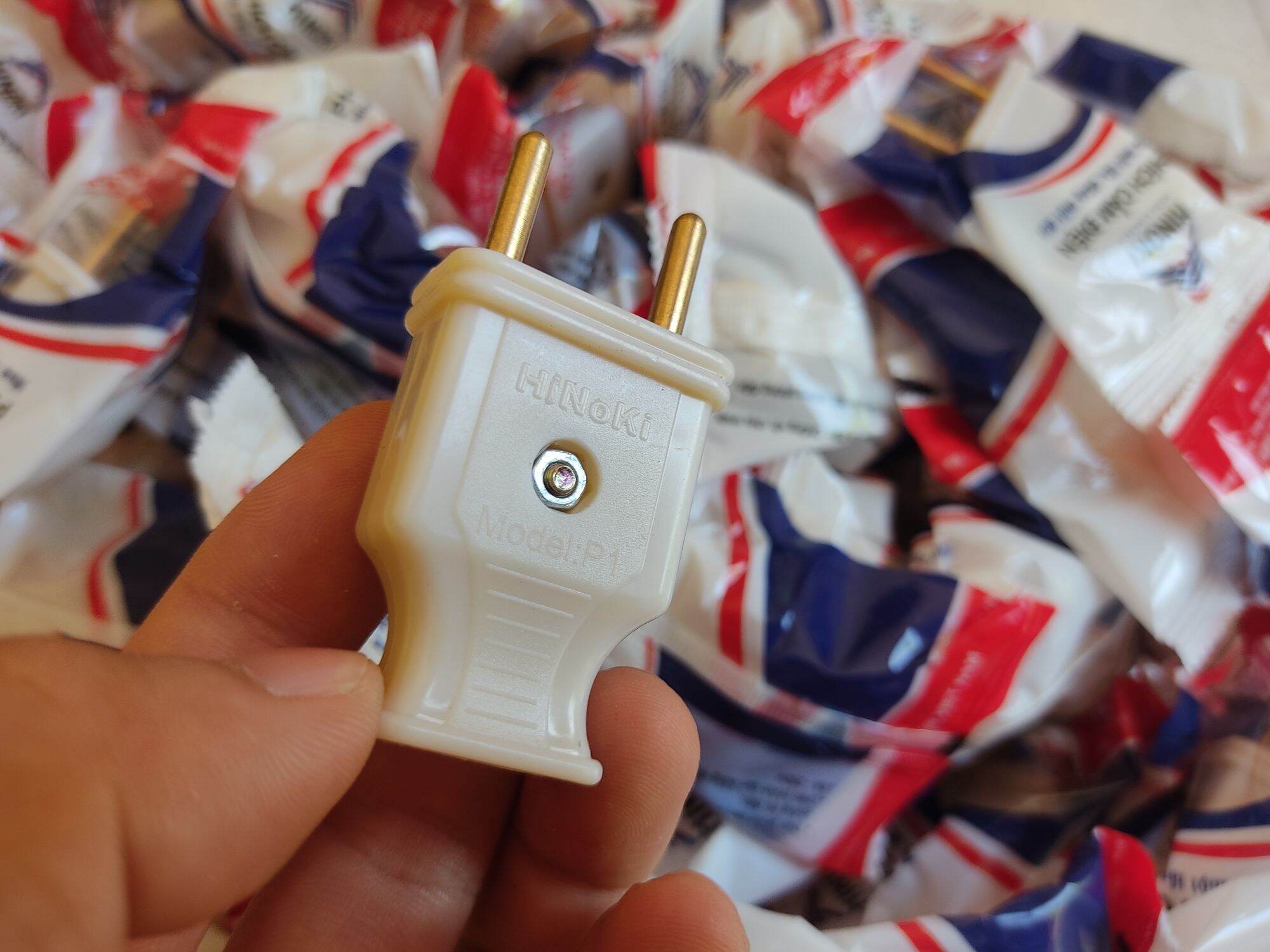 Combo 25 phích cắm đực, 25 phích cắm cái chân đồng