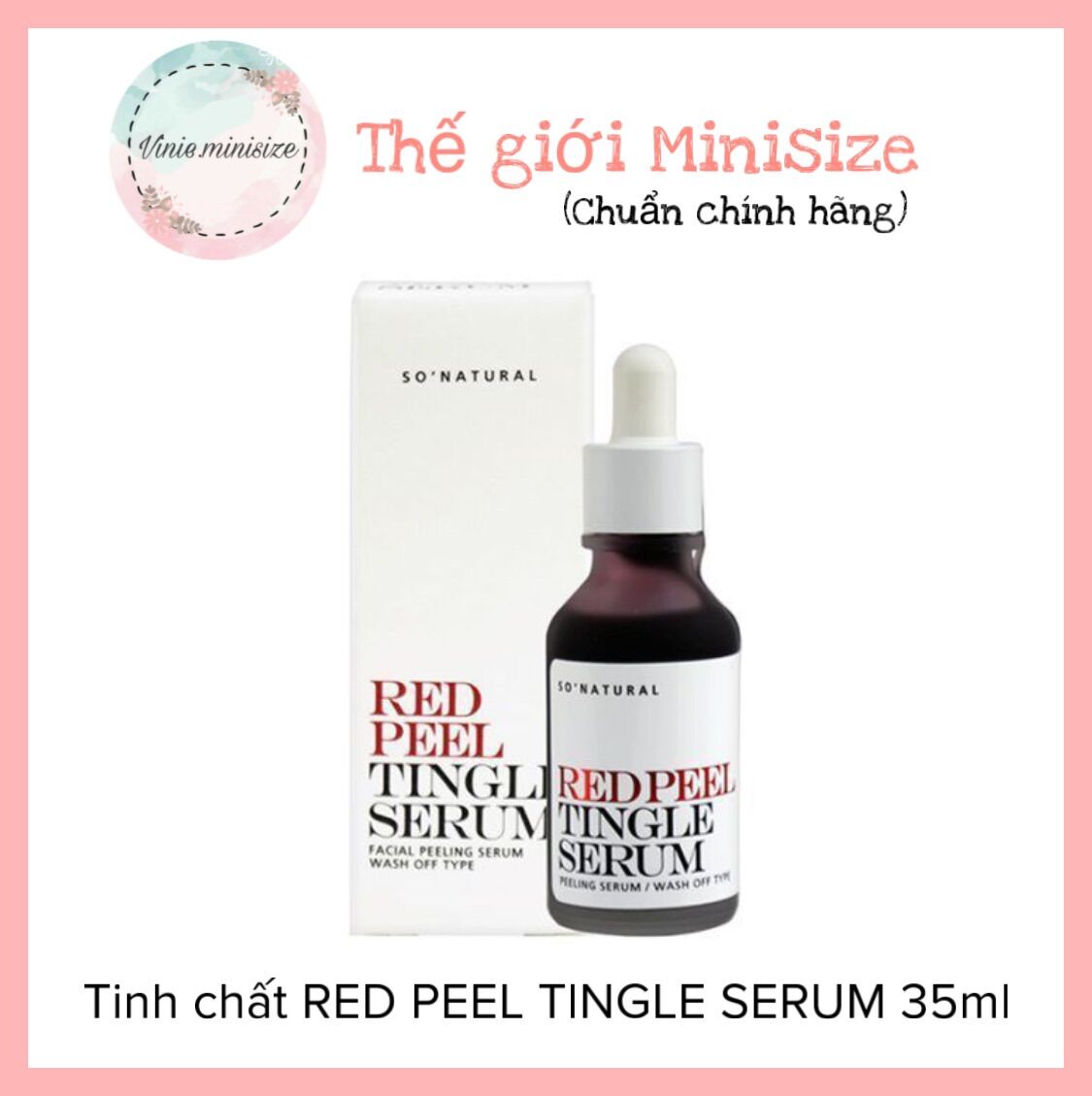 Tinh chất red peel tingle serum 35ml | vinie.minisize