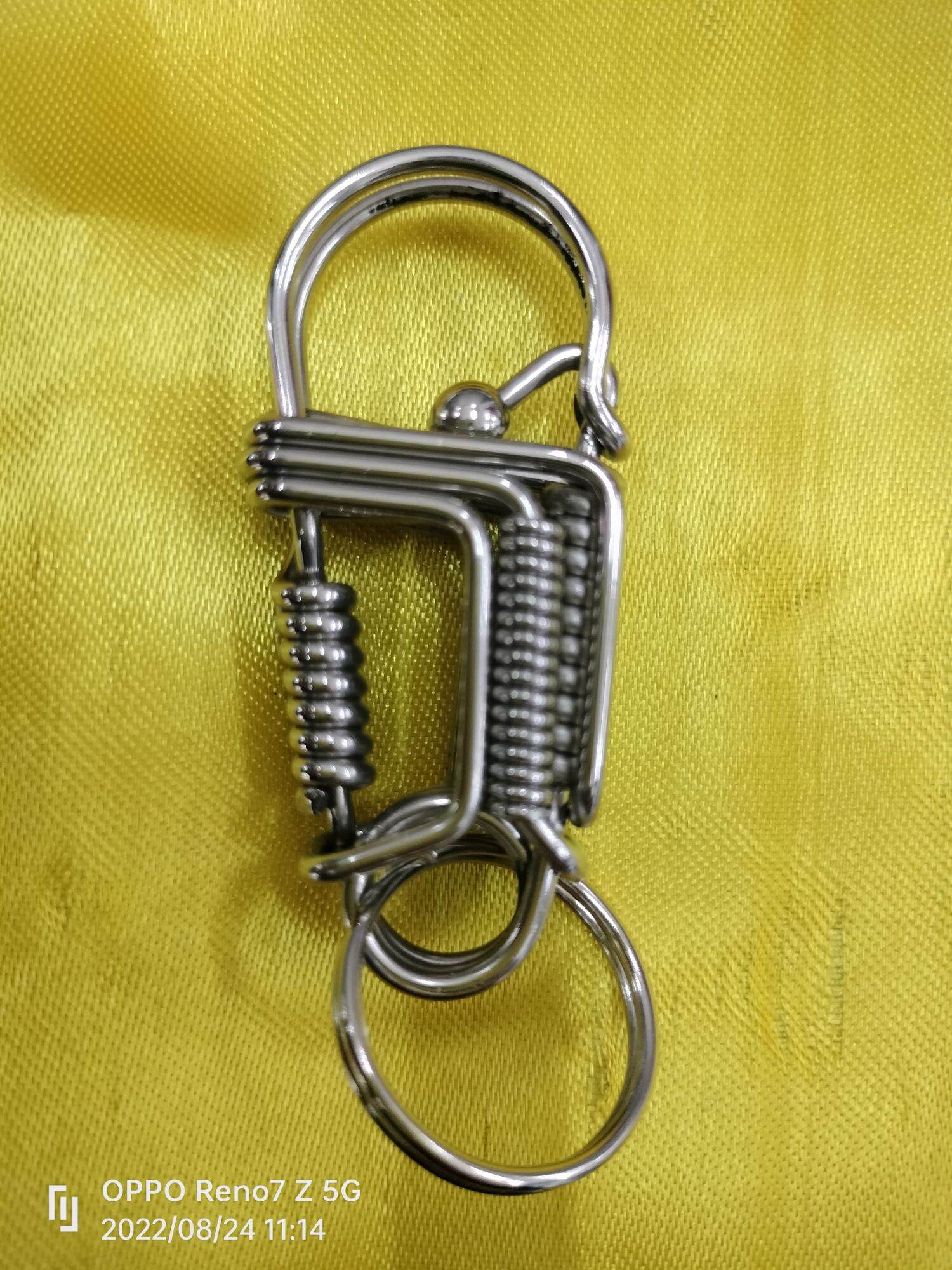 móc khóa inox phối bi