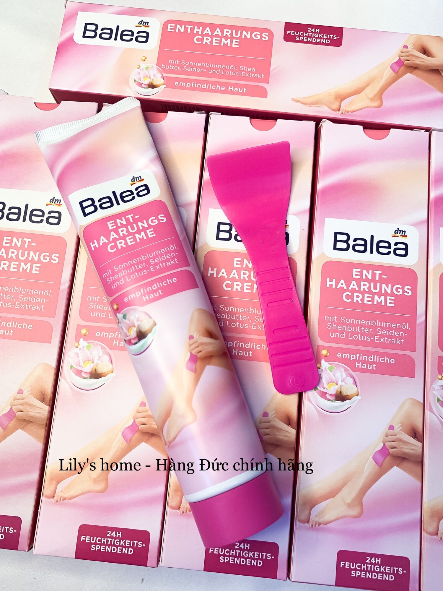 Balea, Kem dưỡng dưỡng sau cạo lông, ức chế mọc lông, Balea Haut Creme Beruhigend, 125 ml