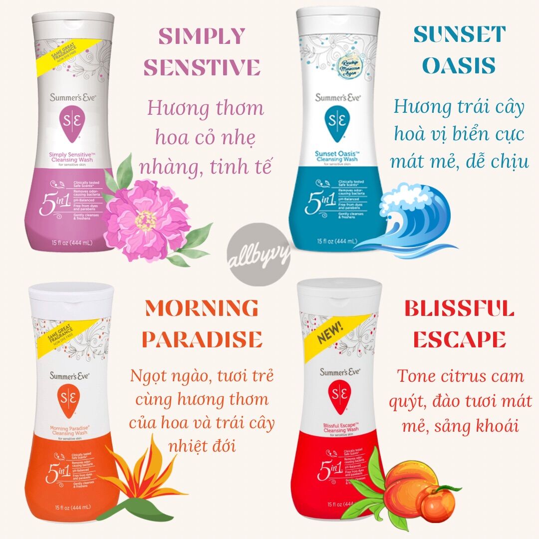 allbyvy | Dung dịch vệ sinh Summer's Eve