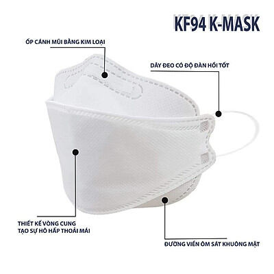Set 10 khẩu trang kf94 người lớn