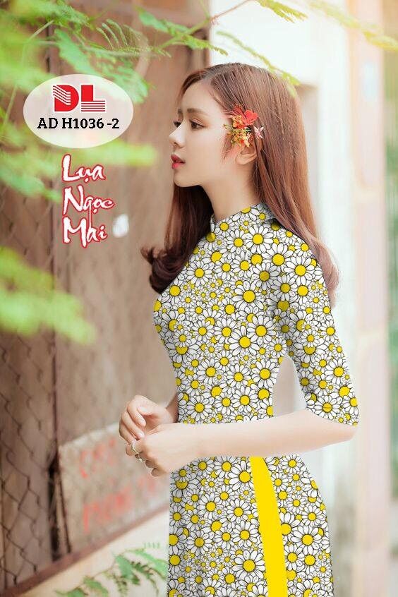 [HCM]Vải áo dài hoa cúc