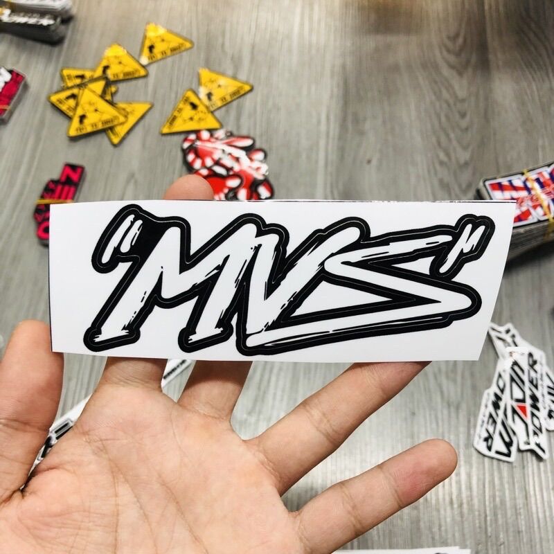 Tem Sticker Logo MVS