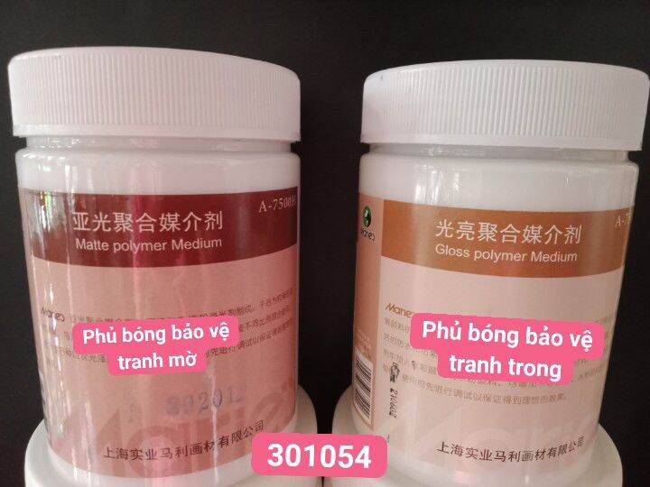 CHẤT MARIES 500ml PHỦ BÓNG BẢO VỆ TRANH MỜ, 500ml PHỦ BÓNG BẢO VỀ TRANH SÁNG CHO HỌA SĨ CHUYÊN NGHIỆP