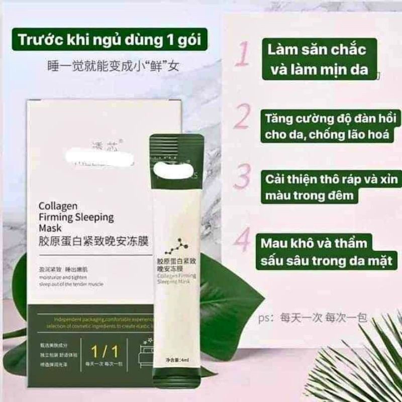 Hộp 20 gói mặt nạ ngủ thạch colagel