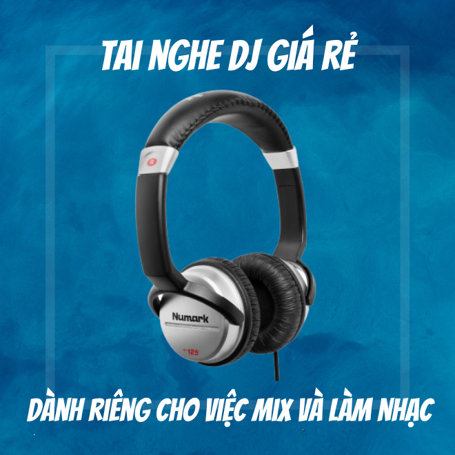 Tai nghe dj numark hf125