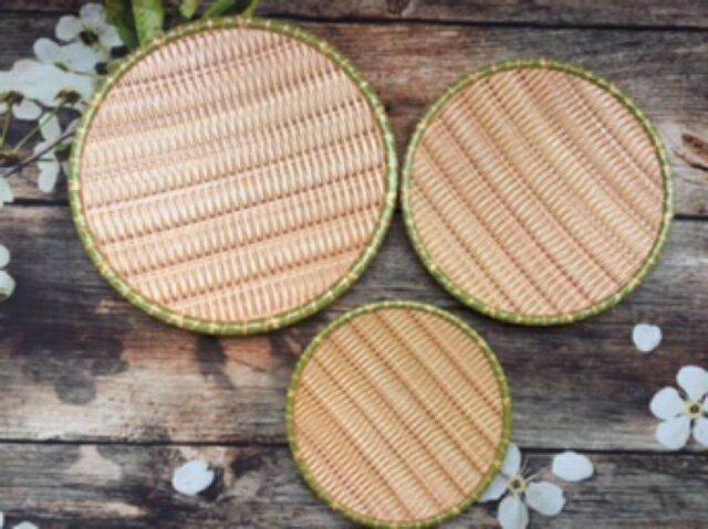 Mẹt tre nhựa, mẹt nhựa giả mây, mẹt bún đậu, ăn vặt , mẹt nem nướng