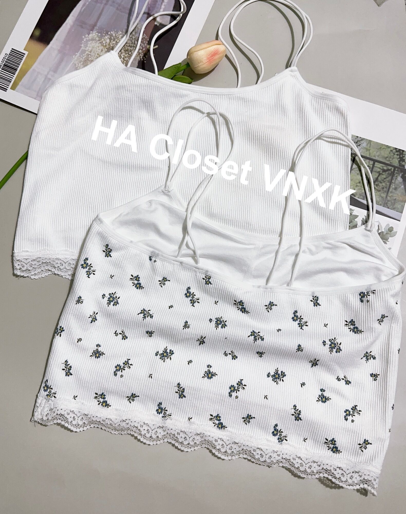 Combo 3áo Crop 2dây PrimarK Xuất Xịn
