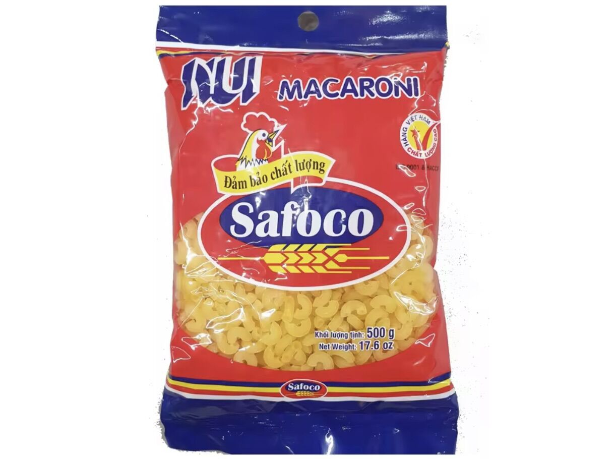 Nui safoco ống ngắn hình c - gói 500g