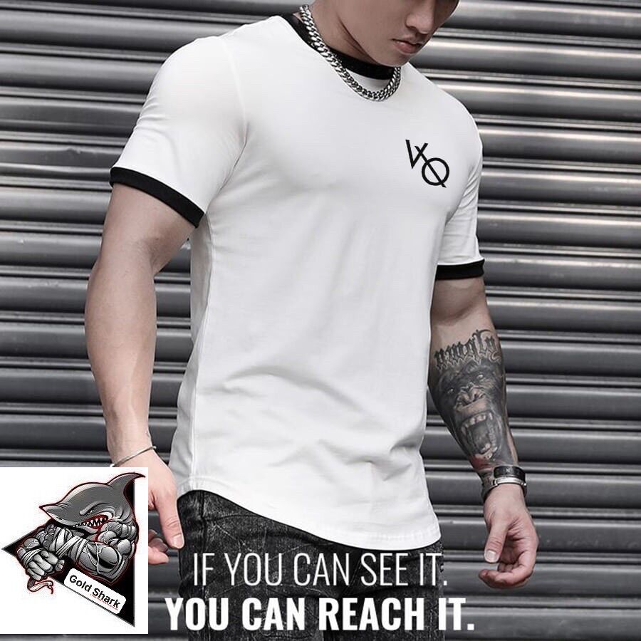 Áo tập gym Vanquish vạt bầu cao cấp.