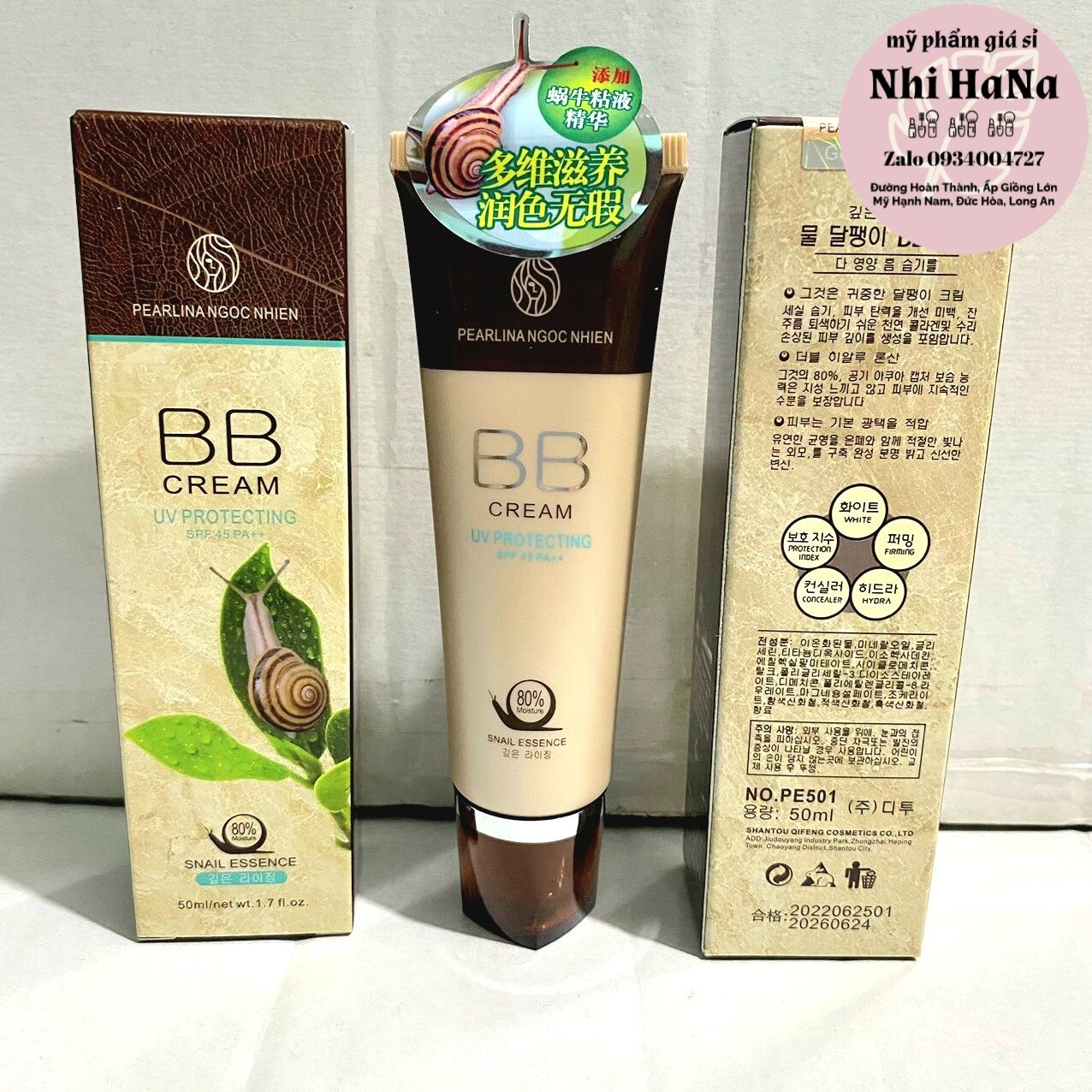 Kem nền bb cream ốc sên