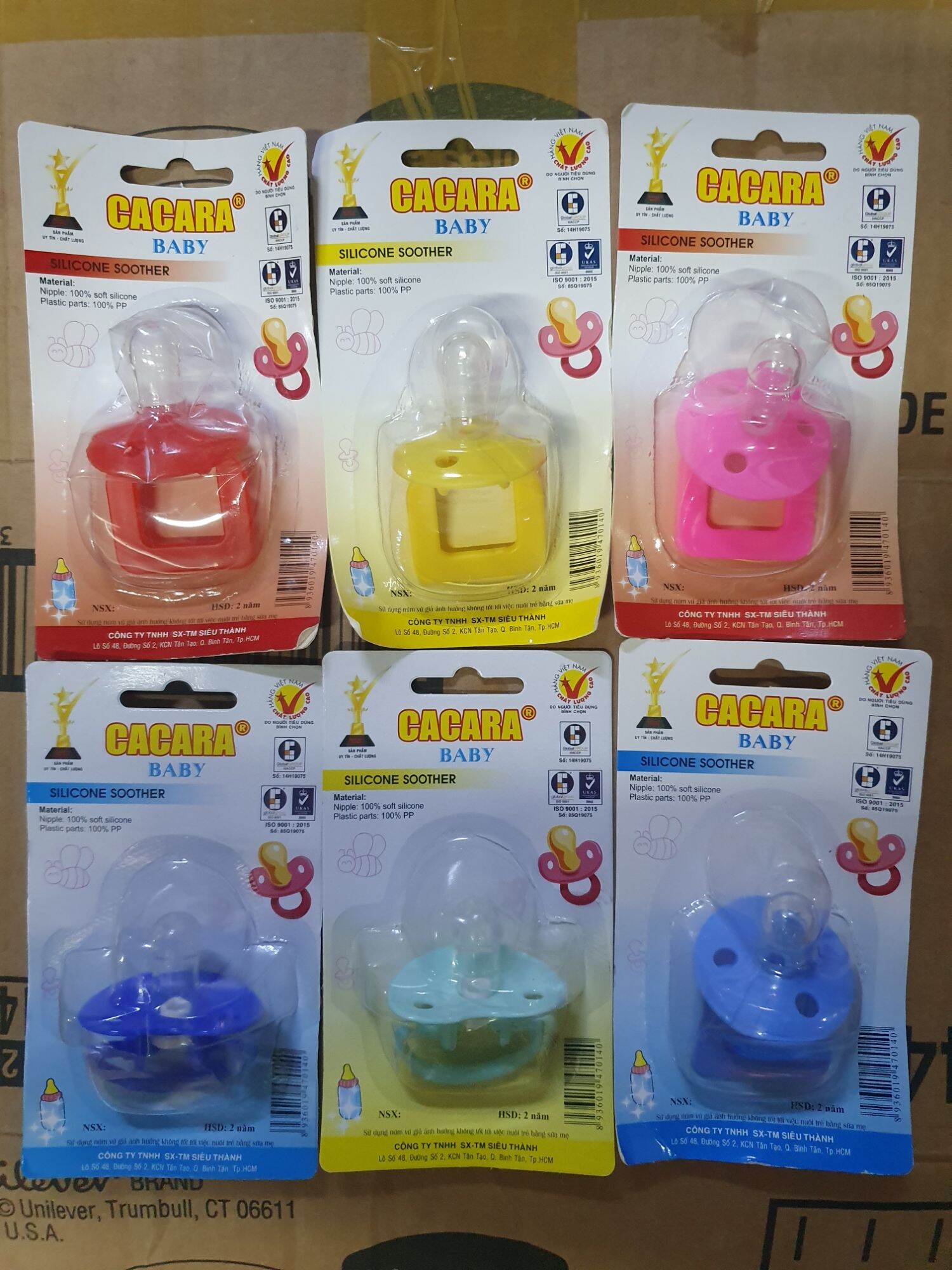 Ty ngậm cacara baby cho bé