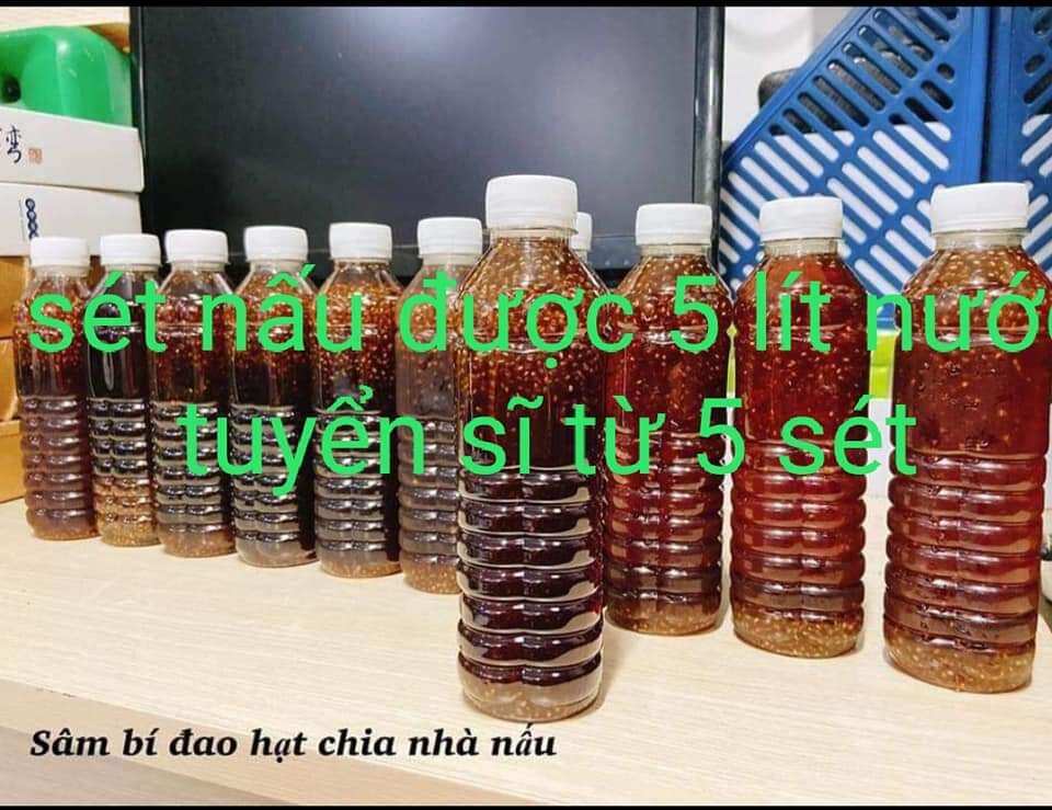 Set sâm bí đao nấu 4-5lit(hạt chia-táo-la hán-lá dứa-thục địa-bí đao-đường phèn)