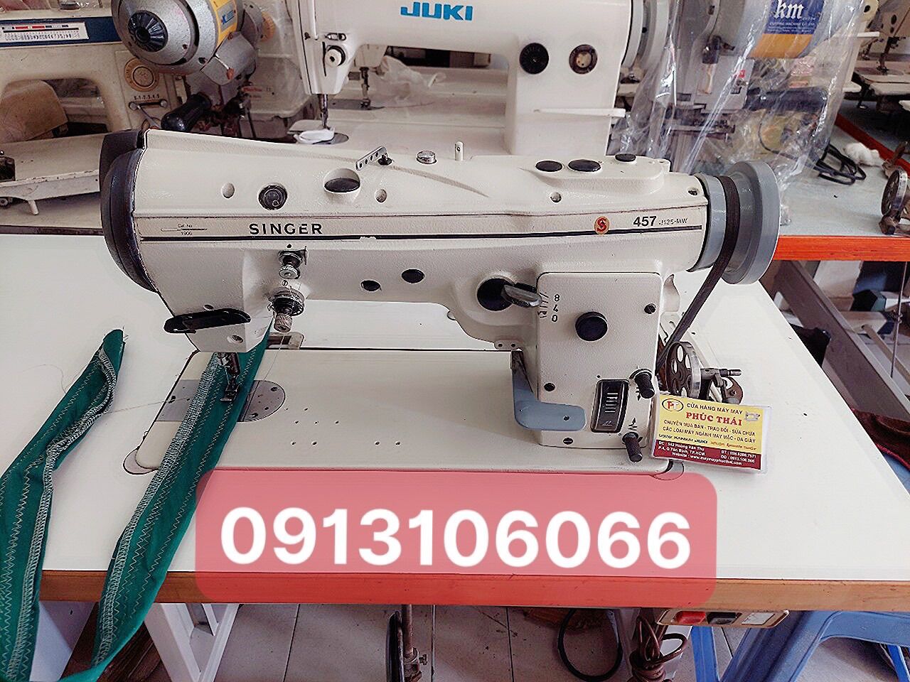 Máy ziczac singer 457 2chấm-3 chấm , mới 85% nội địa nhật 4tr500k
