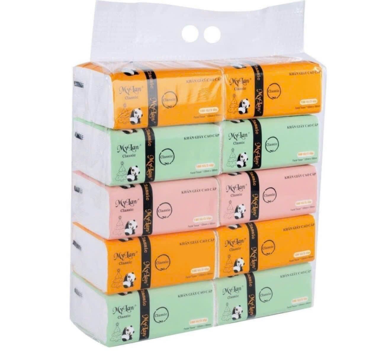 Giấy ăn gấu trúc Mylan sét 10 gói