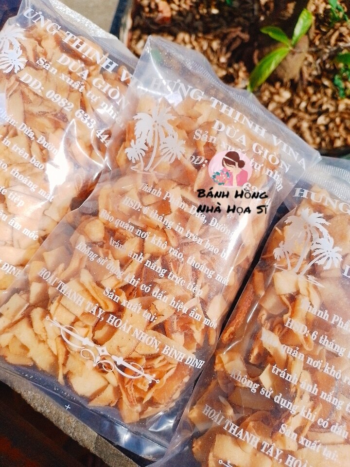 Dừa sấy giòn Bình Định