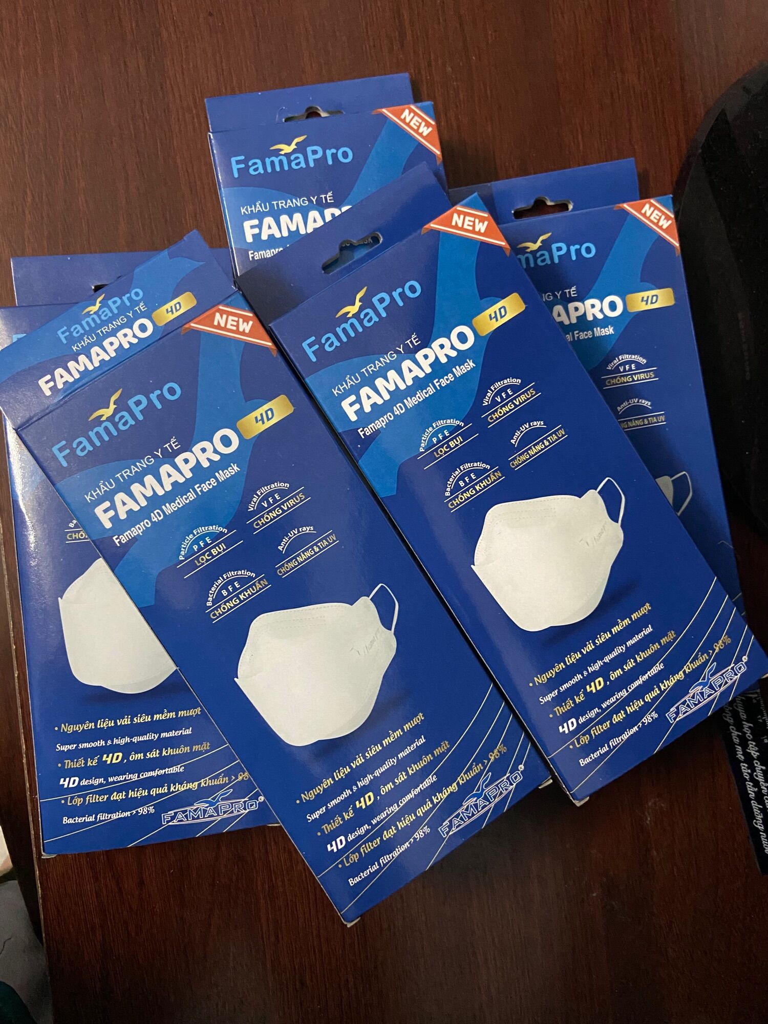 Khẩu trang 4D Famapro - thùng