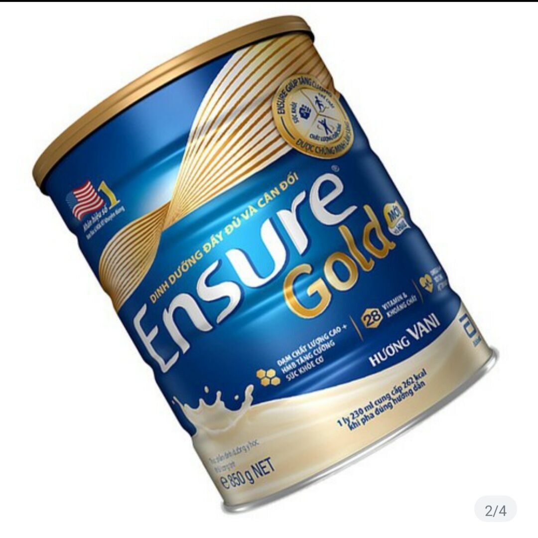 Sữa bột Ensure Gold hương vani 850g