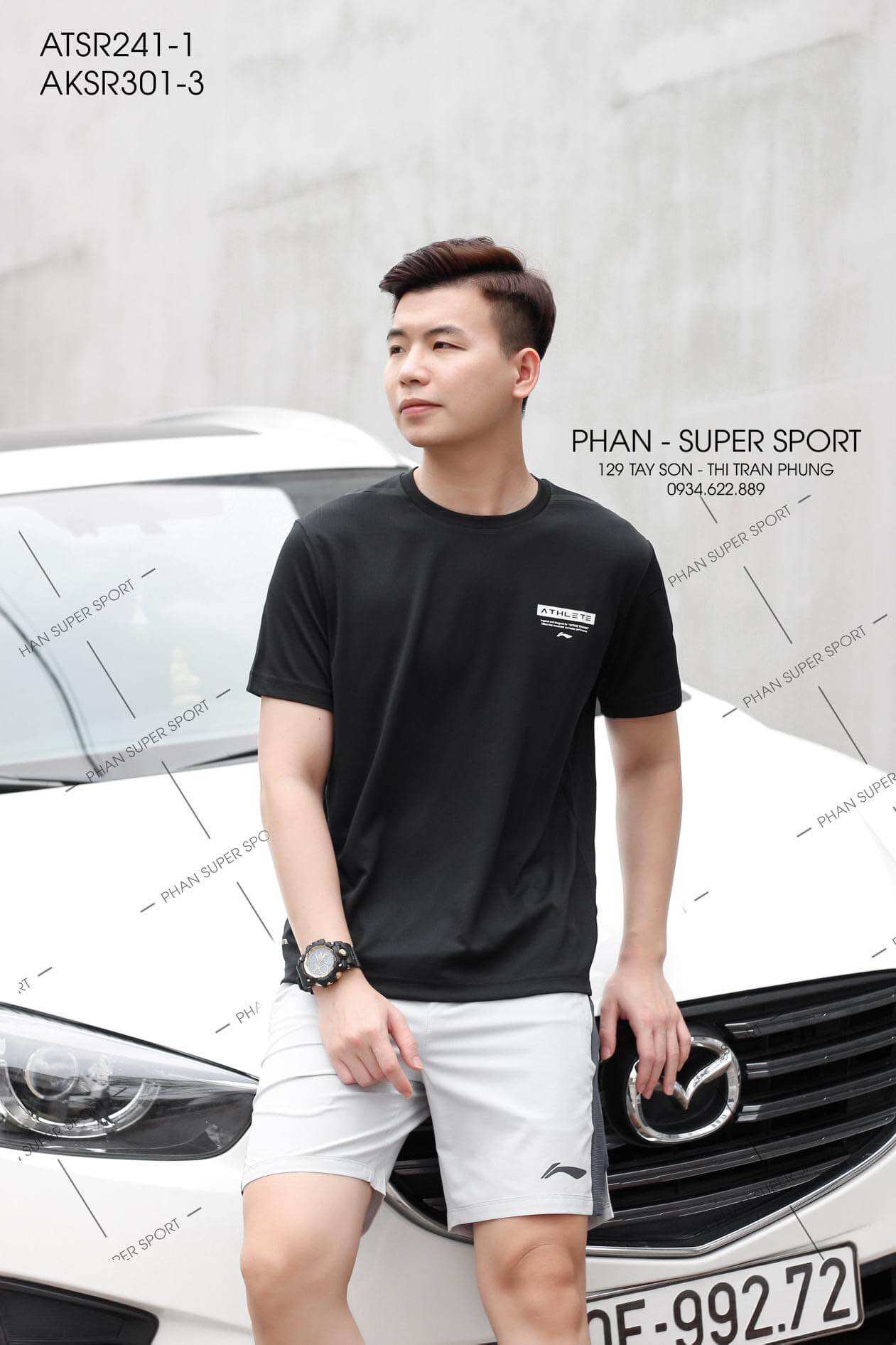 Áo thun thể thao nam Lining ATSR241