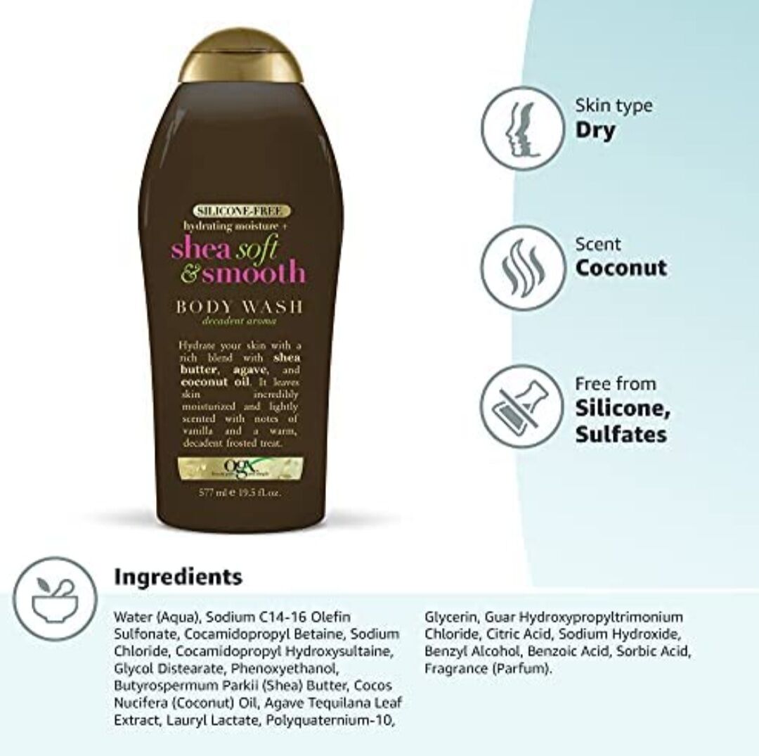 Sữa tắm SHEA Soft & Smooth - OGX Hàng Mỹ