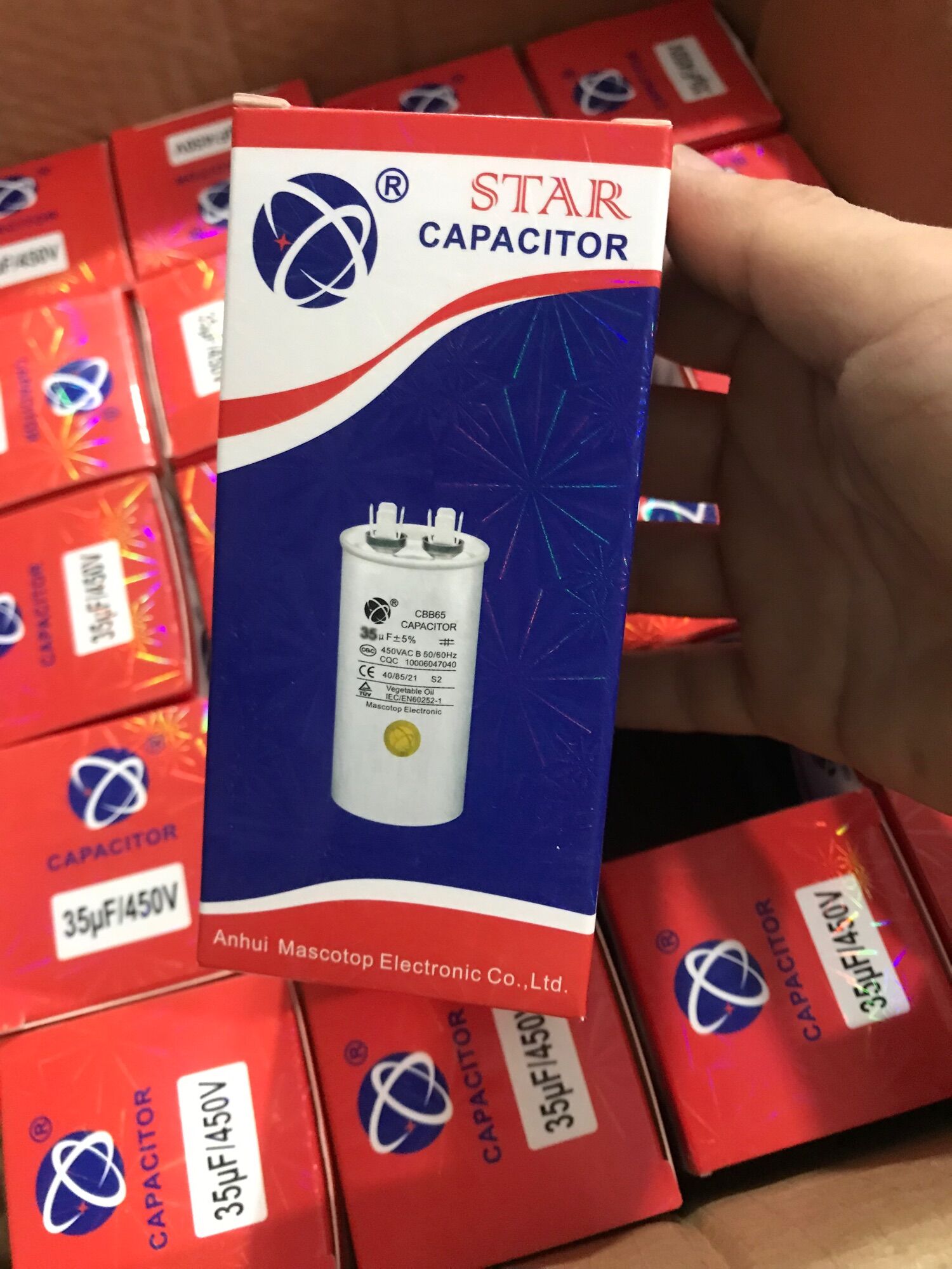 Tụ Điều Hòa 35UF thương hiệu Mascotop tốt