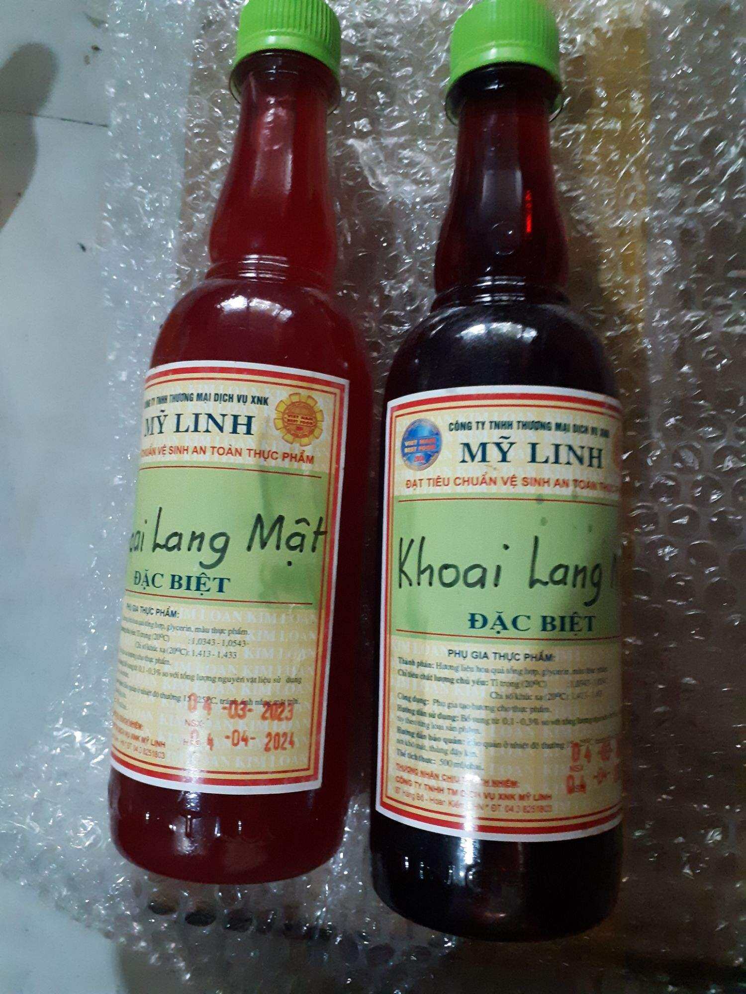 Hương khoai lang mật chai 500ml
